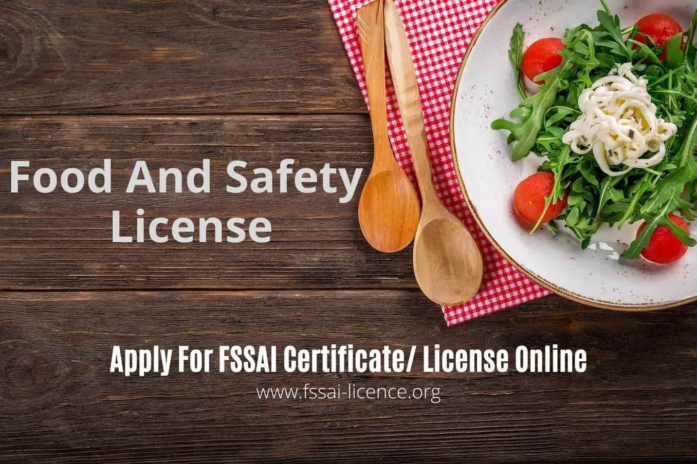 Food and Safety License